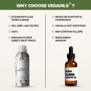 Aceite Esencial Puro de Ajwain, Aceite Corporal Hidratante y Nutritivo con Vainilla y Rosa, Aceite Reafirmante de Árbol de Té - Product Image 5