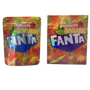 Sacchetti Mylar Personalizzati Impermeabili Olografici Lucidi Colorati per <span class=keywords><strong>Semi</strong></span> <span class=keywords><strong>di</strong></span> <span class=keywords><strong>Fiori</strong></span> 3.5g 14g 28g con Chiusura Stand-up - Product Image 6