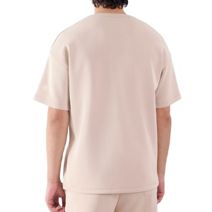 เสื้อผ้าไซส์ใหญ่ขายส่งราคาถูก เสื้อยืดทรงยาวหลวมโอเวอร์ไซส์ แขนสั้น ผ้าคอตตอนเจอร์ซีย์ 300 กรัม หนานุ่ม - Product Image 2