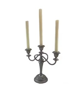 Fancy Metal <b>Candelabra</b> Wedding Centerpieces <b>Black</b> Candle Stand - Product Image 4