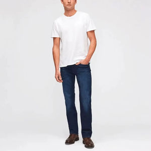 Pantalones Vaqueros de Mezclilla de Cintura Media, Tejido Recto, para Hombre, Estilo Nuevo, para Uso en Exteriores, Alta Calidad, Color Personalizado, Servicio OEM, Precio Bajo en Pakistán - Product Image 4