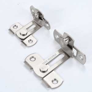 Loquet de sécurité en acier inoxydable pour porte, antivol, quincaillerie moderne pour chambre à coucher - Product Image 2