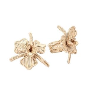 Wholesale <b>Cheap</b> Price Rhinestone Bling Napkin <b>Ring</b> Rattan Napkin Buckle for <b>Wedding</b> Place Setting Serviette Decor - Product Image 1