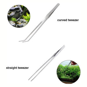 5 pièces en acier inoxydable Aquarium outils ensemble Aquascaping aménagement paysager Kits d'outils Aquarium plante aquarium réservoir de poissons outils ensemble - Product Image 3