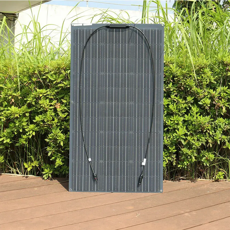 12 Volt 24V 72V Flex Portable Foldable Paneles Solares Flexible 400W 200W Motorhome EFTE Flexible Solar Panels Mono