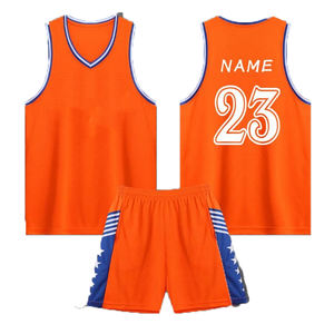 Vente en gros de maillots de basket-ball unis grande taille Ensemble chemise et short de basket-ball respirant Uniformes de basket-ball personnalisés pour jeunes Américains - Product Image 4