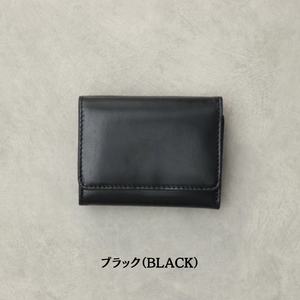 Genuine Leather Short Vintage Trifold Card <b>Holder</b> <b>Wallet</b> Japan - Product Image 4