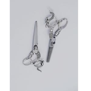 Ciseaux de coiffure professionnels poignée Dragon rasoir en acier inoxydable tranchant pour la coupe de cheveux de Salon outil de beauté de bonne qualité - Product Image 1