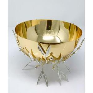 Cuenco artístico de latón de primera calidad para crear impresionantes ajustes de mesa con elegancia y material duradero - Product Image 3
