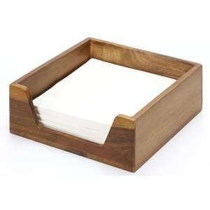 Porte-serviettes en bois, écologique, décoration de table pour la maison et les restaurants, support à serviettes - Product Image 1