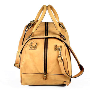 กระเป๋าดัฟเฟิลกระเป๋าเดินทางหนังแท้ขนาดใหญ่แบบกำหนดเองได้กระเป๋าโท้ทสุดหรูสไตล์สปอร์ตสะพายไหล่สำหรับใส่ของในยิมเดินทางข้ามคืน - Product Image 5