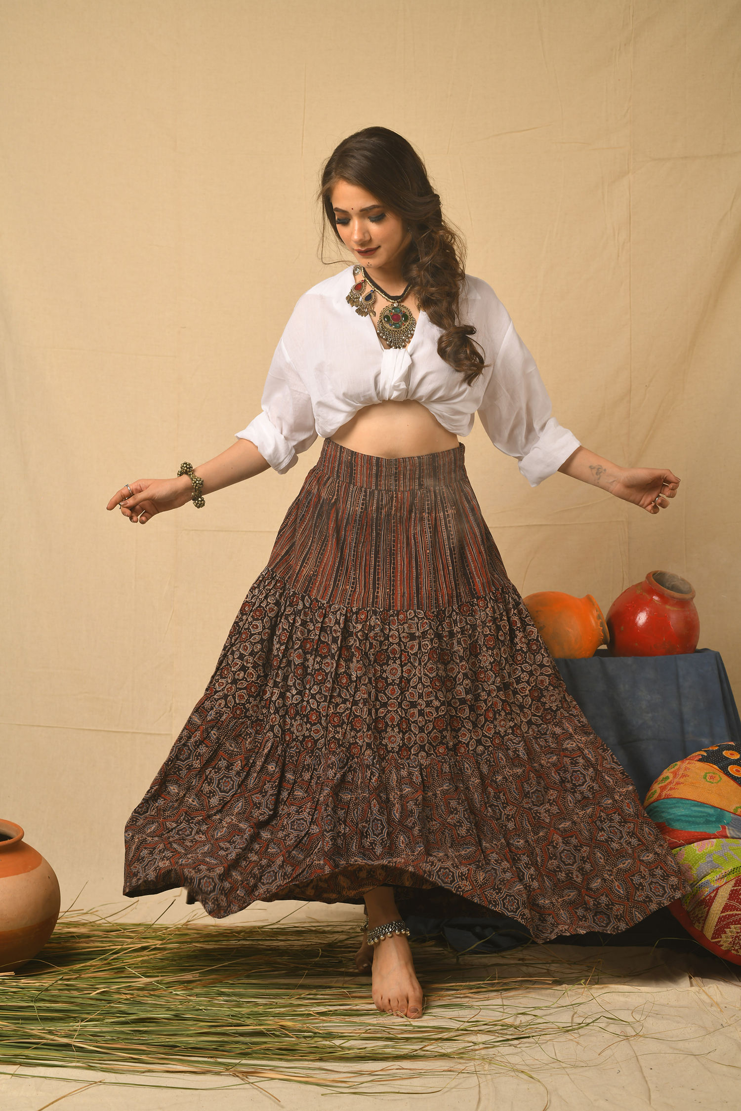 สีน้ำตาล