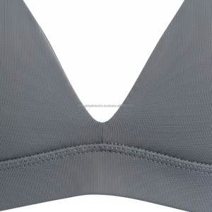 Sujetador deportivo sexy con espalda descubierta para mujer, top corto tipo bandeau para yoga, acolchado y antideslizante - Product Image 5