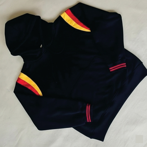 Sweat-shirts à capuche personnalisés à épaules tombantes, en coton et polyester, impression personnalisée en relief, sweat-shirts pour hommes - Product Image 6