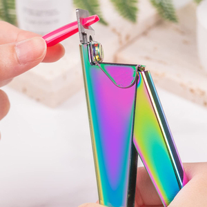 Cortador de puntas acrílicas para pedicura de animales de acero inoxidable, cortador de puntas acrílicas negras, cortaúñas para perros y gatos, manicura y pedicura - Product Image 5