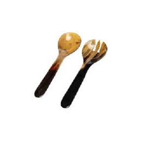 Cuchara de cuerno tradicional, tenedor, juegos de cubiertos, utensilios de cocina hechos a mano, cuchara de cuerno de búfalo de agua Natural, decoración del hogar de Super Enterprises - Product Image 2