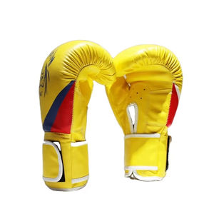 Gants de boxe en cuir PU, coupe-vent, imperméables, de taille professionnelle, personnalisables, top des ventes de Muay Thai Kick Fighting - Product Image 4