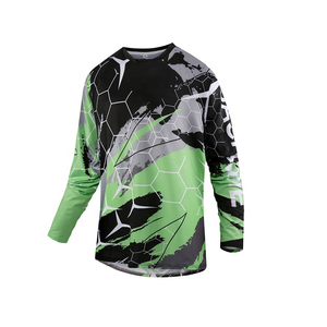 Diseño personalizado impresión por sublimación manga larga montar Motocross Jersey cómodo personalizado Motocross Jersey - Product Image 1