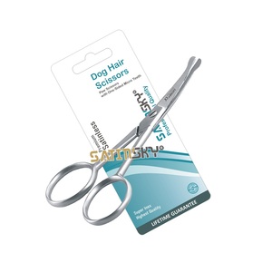 Tijeras para Pelaje de Perro, Tijeras para Patas, de Una Sola Cara con Micro Dientes, Corte Recto, Acero Inoxidable, Afiladas, Calidad Premium, ¡Oferta Caliente! - Product Image 1