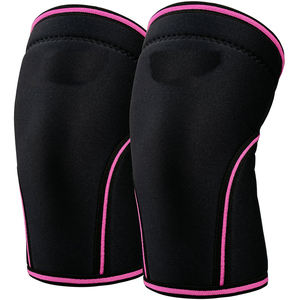 Manches de genou de compression durables de 7mm pour l'haltérophilie Powerlifting Cross fit Musculation - Product Image 3