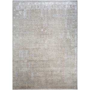 Alfombra Rectangular de Lana y Seda de Bambú Anudada a Mano, Estilo Medallón Abstracto, 10mm, Viscosa, para Hogar y Pasillo, Esk-1531 - Product Image 1