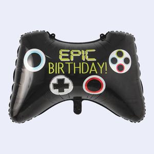 Globo de aluminio con forma de control de videojuegos de 69 cm, decoración épica para fiestas de cumpleaños - Product Image 1
