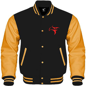 Vestes d'université pour hommes de grande taille-Veste universitaire Letterman avec logo personnalisé-Vestes d'université vierges en gros - Product Image 3