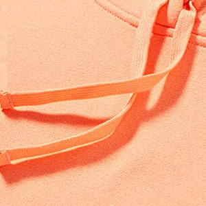 Sweat-shirt à capuche personnalisé en molleton léger coupe ajustée couleur pêche, en coton, vente en gros d'usine, faible MOQ, OEM en gros - Product Image 5