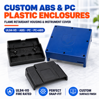 Boîtier en plastique ABS PC ignifuge sur mesure Bergek pour instruments, fabricant de boîtiers en plastique personnalisés, pièces de boîtier