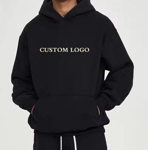 Sudadera con capucha de gran tamaño Hombres Cómodo Algodón suave Uso diario OEM Impresión personalizada Proveedor de fábrica - Product Image 5
