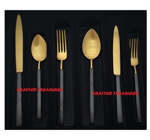 Fournitures en gros de premier ordre en provenance d'Inde, couverts en acier inoxydable, finition argentée, restaurants, hôtels, ensemble de couverts pour dîner - Product Image 5