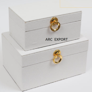 2 Fancy Mini & Big Design Decoration Stylish Modern Wholesale Designer Best Quality Metal Serving for Storage <b>Box</b> for Sale - Product Image 4