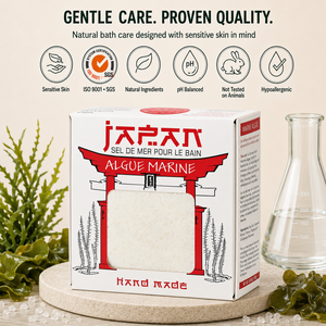 Sel de Bain au Lait d'Algues Marines du Japon OEM ODM Marque Privée Sel Marin Bain Relaxant Fabricant Cosmétique Vente en Gros Soins Corporels Spa UE - Product Image 2