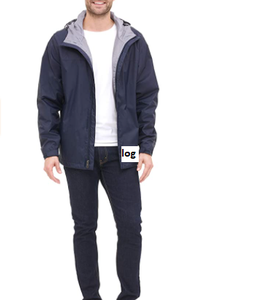 Gros Hommes Imperméable et Respirant Veste À Capuche 100% Nylon Importé fermeture À Glissière Laver À La Machine Sourcing De Bangladesh - Product Image 3