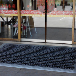 Alfombrilla de puerta de PVC antideslizante impermeable gruesa lavable moderna de alta calidad con fuerte capacidad de limpieza - Product Image 1