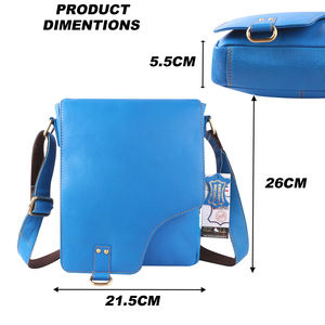 Sacs à bandoulière en cuir pur 100% personnalisables, légers et portables dans toutes les couleurs avec votre propre étiquette de logo - Product Image 5