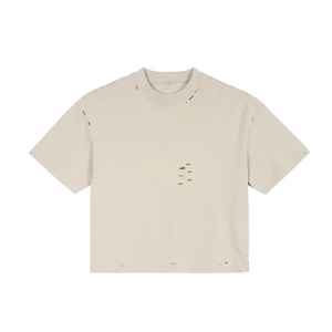 Fabricants de vêtements OEM T-shirt vintage vieilli avec logo personnalisé 100% coton T-shirt graphique brodé de haute qualité pour homme - Product Image 1