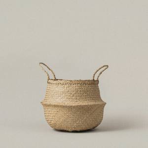 Juego de cestas de paja de rafia a buen precio, cestas de algas marinas naturales al por mayor para almacenamiento y decoración - Product Image 4