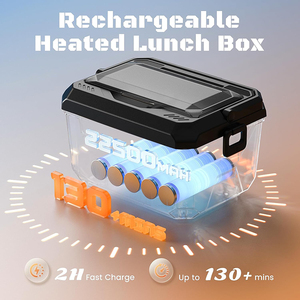 Calentador de Comida Portátil Recargable, Resistente a Fugas Laterales, Lonchera Inalámbrica con Sellado Seguro para Equipos de Minería - Product Image 3