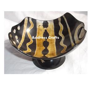 Bol à salade en corne de qualité supérieure, décoration de table de cuisine, articles ménagers, décoration, nouveau bol de service écologique et durable, utilisation à domicile et à l'hôtel - Product Image 6