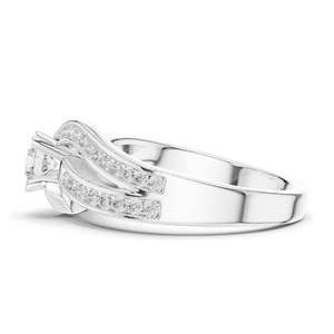 Bague de fiançailles pour femme avec diamant de laboratoire rond brillant de 0,92 carat, clarté VVS-VS EF, or 18 carats, 14 carats, 10 carats et argent 925 - Product Image 6