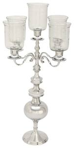 Candélabre en métal doré fait à la main avec verre votif forme carrée centre de table de mariage décor à la maison à vendre - Product Image 4