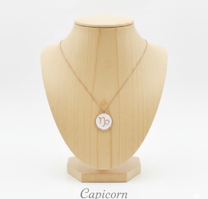 Collar de Cadena Delicado con Signo del Zodiaco Acuario, Hecho a Medida con Gemas Rudra, de Plata de Ley 925 de Alta Calidad Certificada, Unisex - Product Image 4