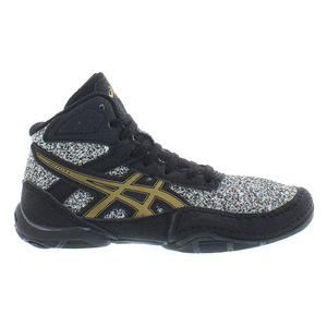 Chaussures de basketball Matflex 6 GS pour garçons, taille 10, noir, gris, or, tige synthétique, doublure en mesh, semelle extérieure en caoutchouc, semelle intermédiaire en EVA - Product Image 1