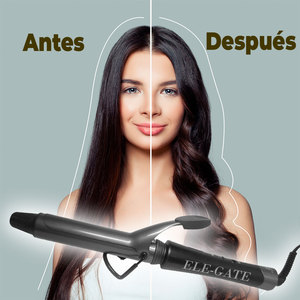 Arricciacapelli Automatico in Titanio con Display LCD della Temperatura, Elettrico a Batteria, in Lingua Francese, per Ricci Brillanti e Duraturi - Product Image 3