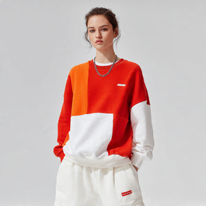 เสื้อสเวตเชิ้ตสีพื้นทรงหลวมสำหรับผู้หญิง แฟชั่นสตรีทแวร์ เสื้อสเวตเชิ้ตผู้หญิงสำหรับใส่ออกกำลังกาย เสื้อสเวตเชิ้ตไหล่ตกสำหรับผู้หญิง - Product Image 1