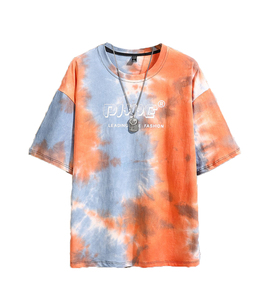 2025 T-shirt d'exercice personnalisé pour hommes de haute qualité en coton respirant Tie Dye imprimé par les fabricants d'impression de t-shirts - Product Image 5