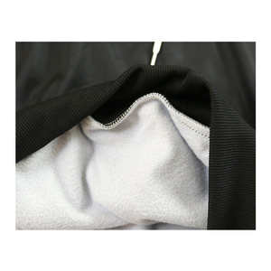 เสื้อฮู้ดขนแกะแขนยาวผ้าฝ้าย100% สำหรับฤดูหนาวสีดำแบบกำหนดเอง - Product Image 3