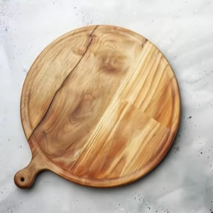 Tamaño personalizado mango largo madera de acacia respetuoso con el medio ambiente Pizza Peel Paddle Board tabla de cortar Pizza Peel plato para servir - Product Image 1