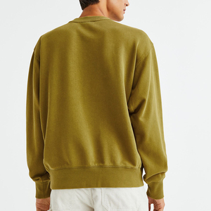 Venta al por mayor de gran tamaño personalizado de cuello redondo sudadera de los hombres de impresión de patrón y logotipo bordado para la venta de invierno en línea - Product Image 3